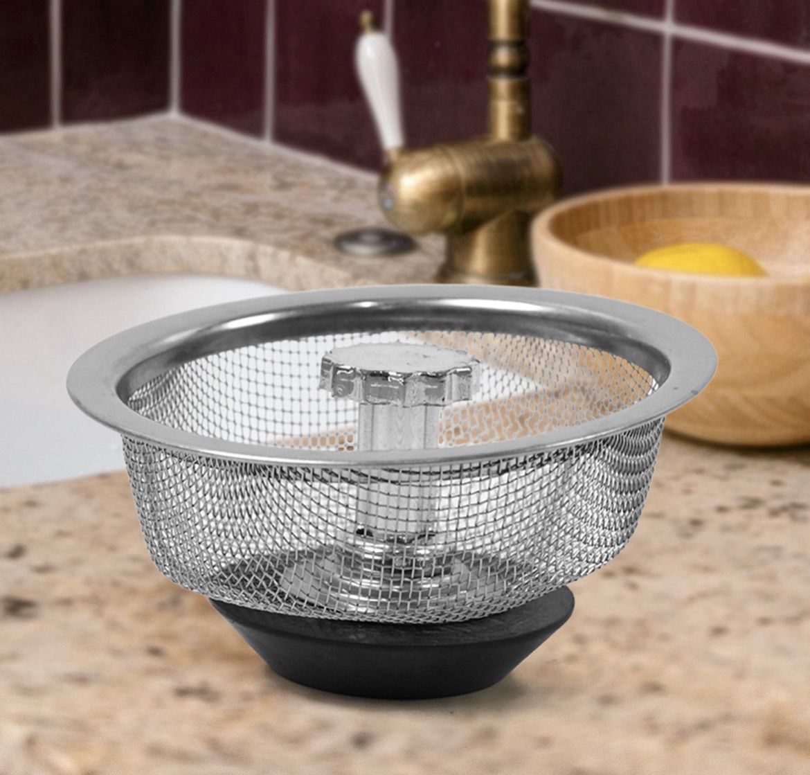 trivora Kitchen Sink, Bathroom Sink Stainless Steel Pop-Up Strainer-picture-20