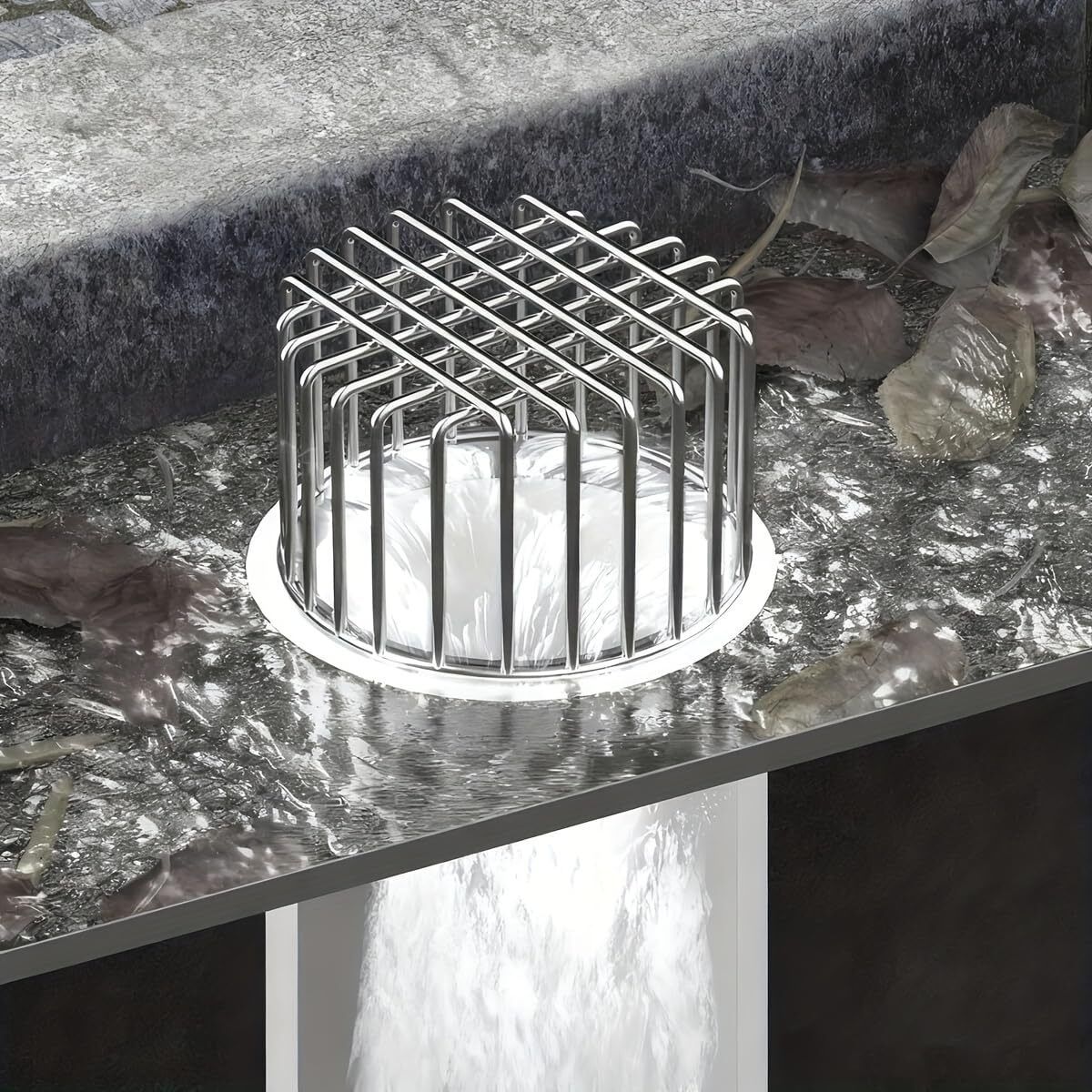 almighty Basin, Bathroom Sink, Bathtub, Kitchen Sink, Floor Stainless Steel Push Down Strainer-picture-35
