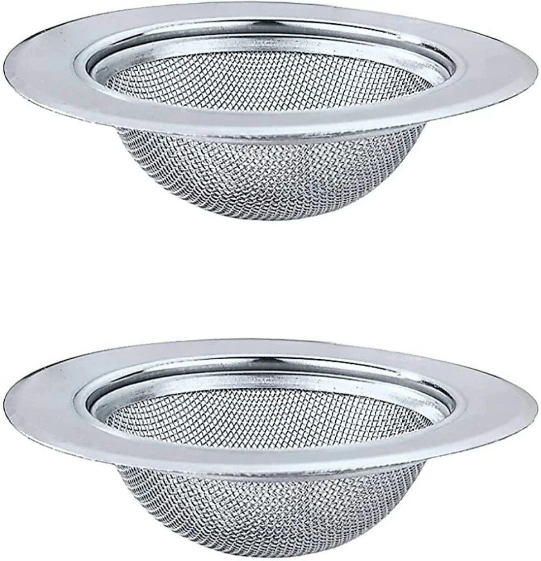 Kitchen Sink Stainless Steel Push Down Strainer