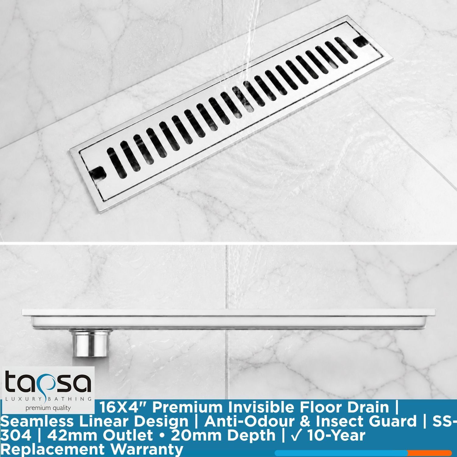 tapsa Floor Stainless Steel Push Down Strainer-picture-15