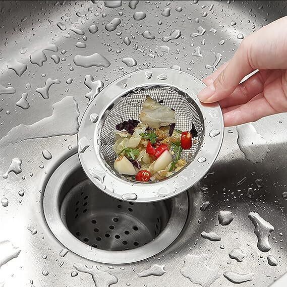 micashu Kitchen Sink, Basin Stainless Steel Push Down Strainer-picture-15