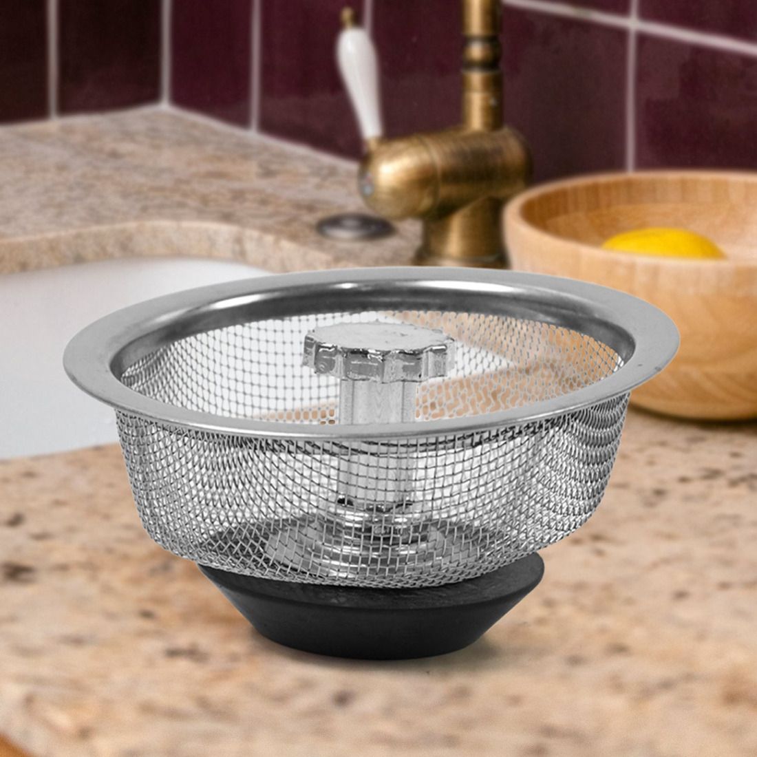 my beauty Basin Stainless Steel Pop-Up Strainer-picture-17