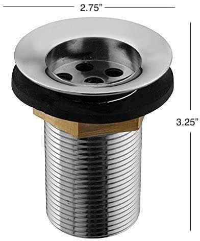 Bathroom Sink Stainless Steel Push Down Strainer-image-44