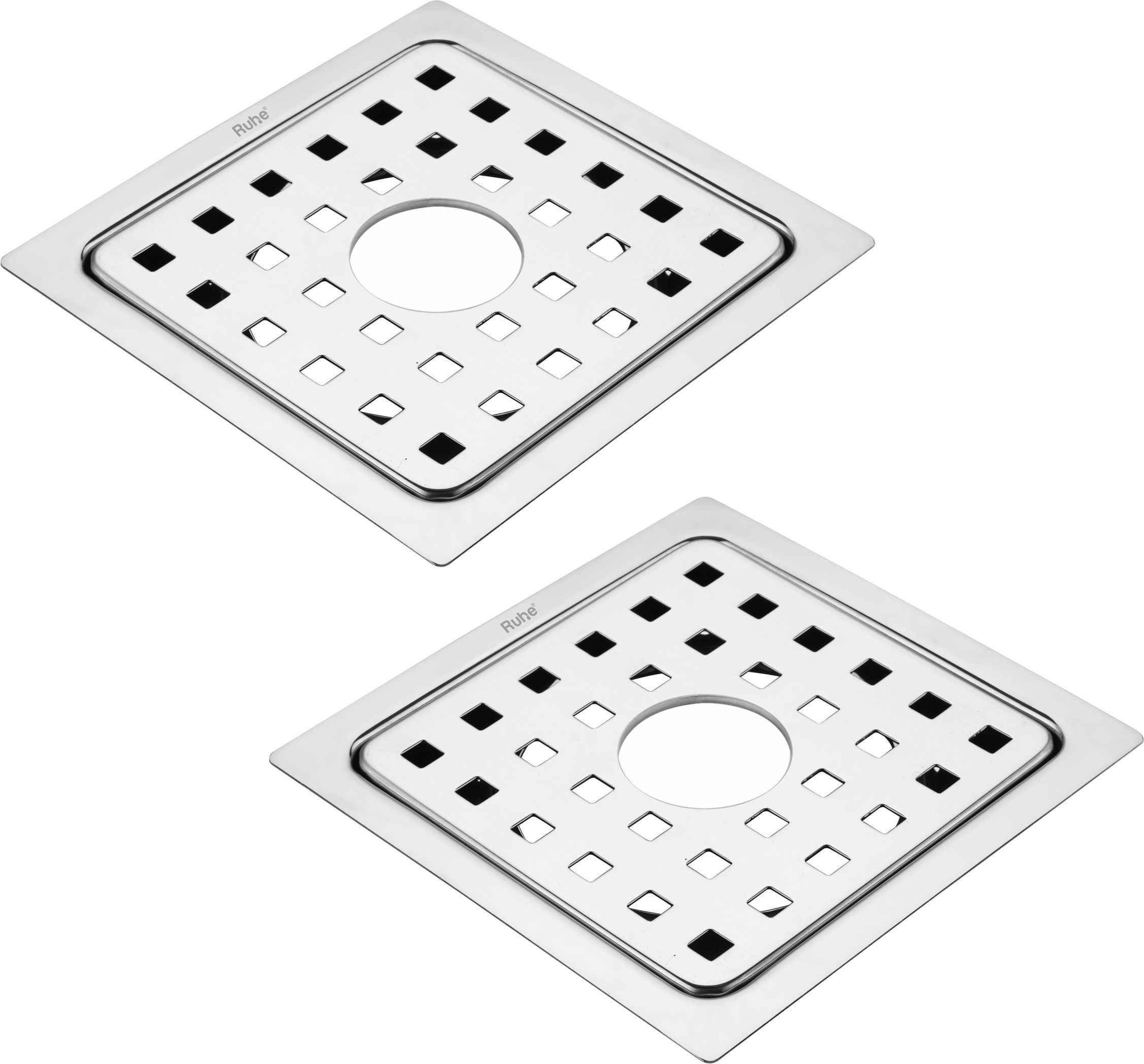 ruhe Floor Stainless Steel Push Down Strainer-picture-14