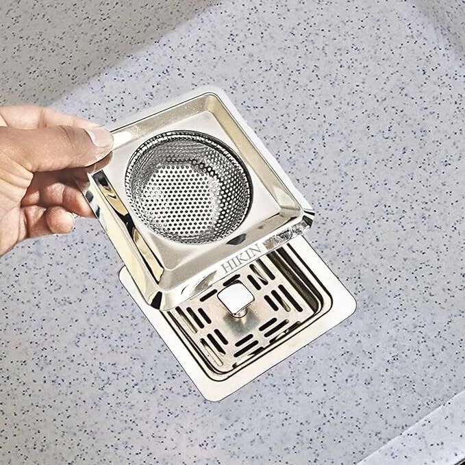 Basin Stainless Steel Pop-Up Strainer-image-14