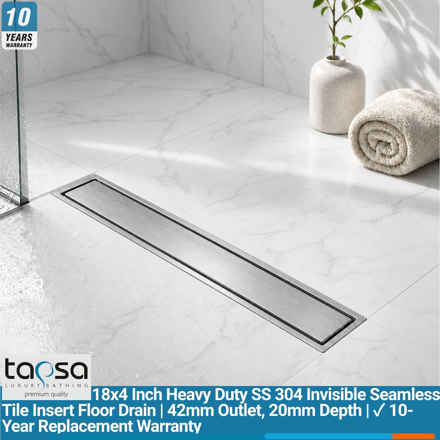 tapsa Floor Stainless Steel Push Down Strainer-picture-38