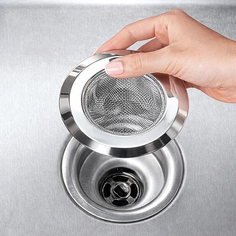 royalix Kitchen Sink Stainless Steel Push Down Strainer-picture-20