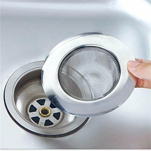 Kitchen Sink Stainless Steel Push Down Strainer