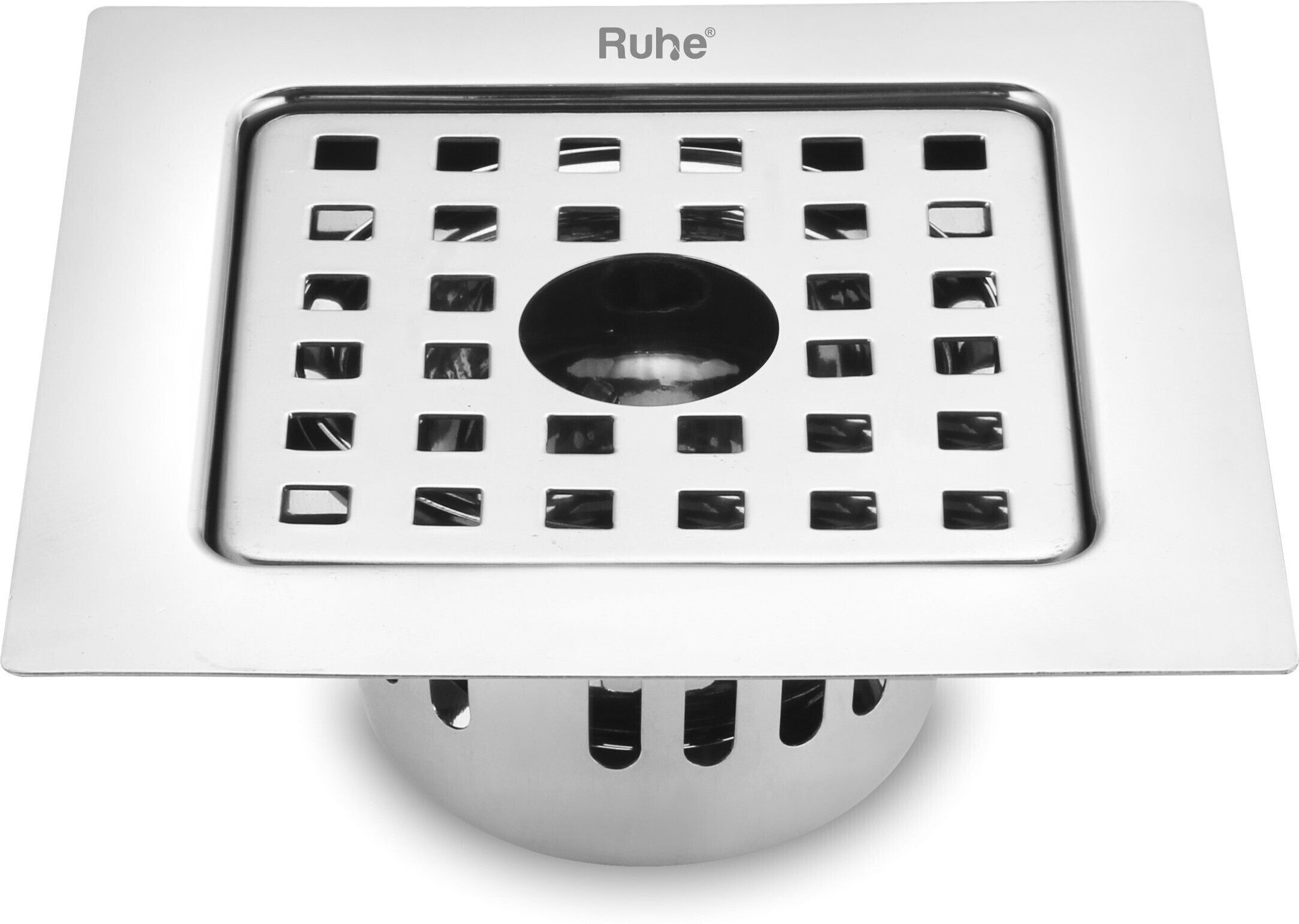 ruhe Floor Stainless Steel Push Down Strainer-picture-17