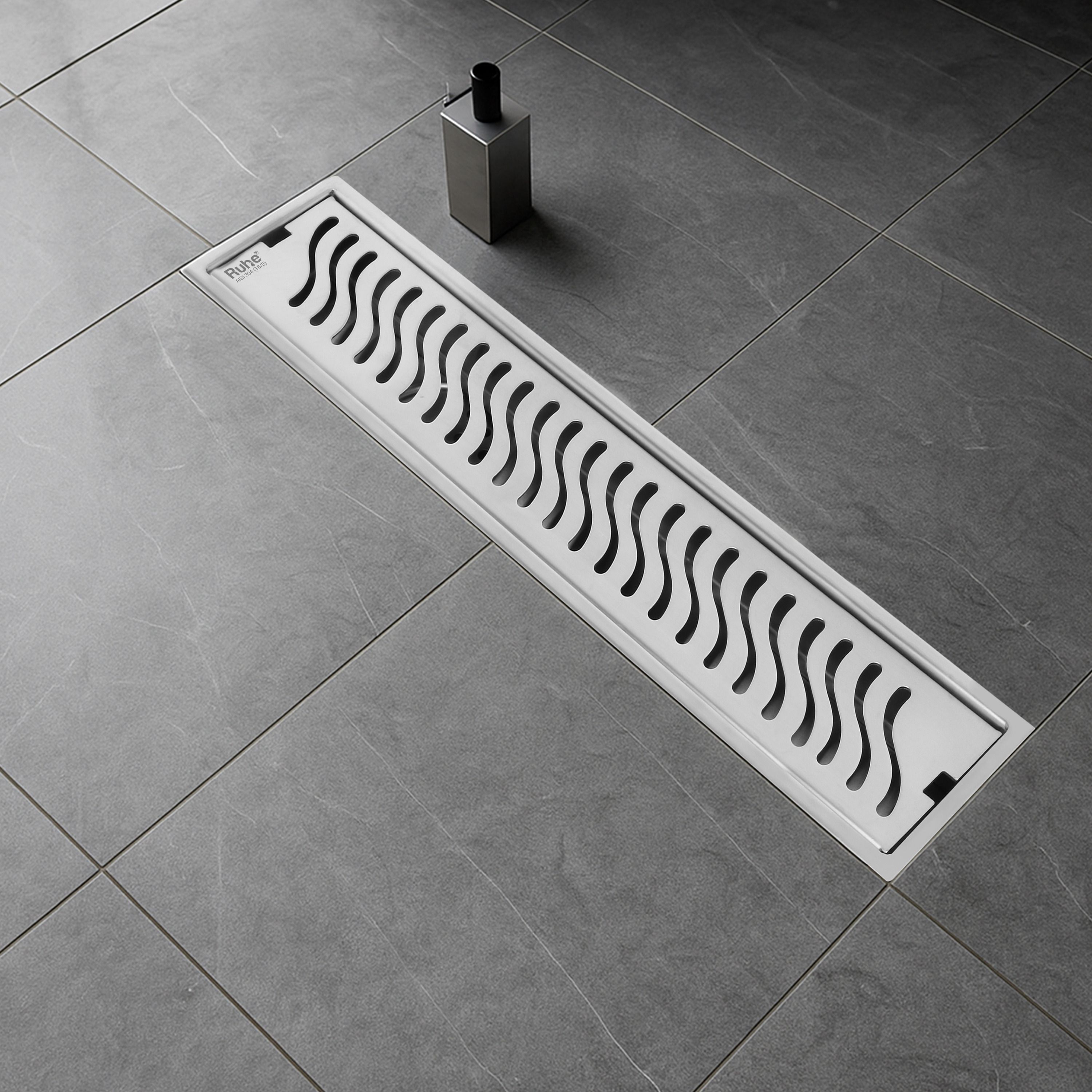 Floor Stainless Steel Push Down Strainer