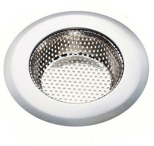Kitchen Sink Stainless Steel Push Down Strainer