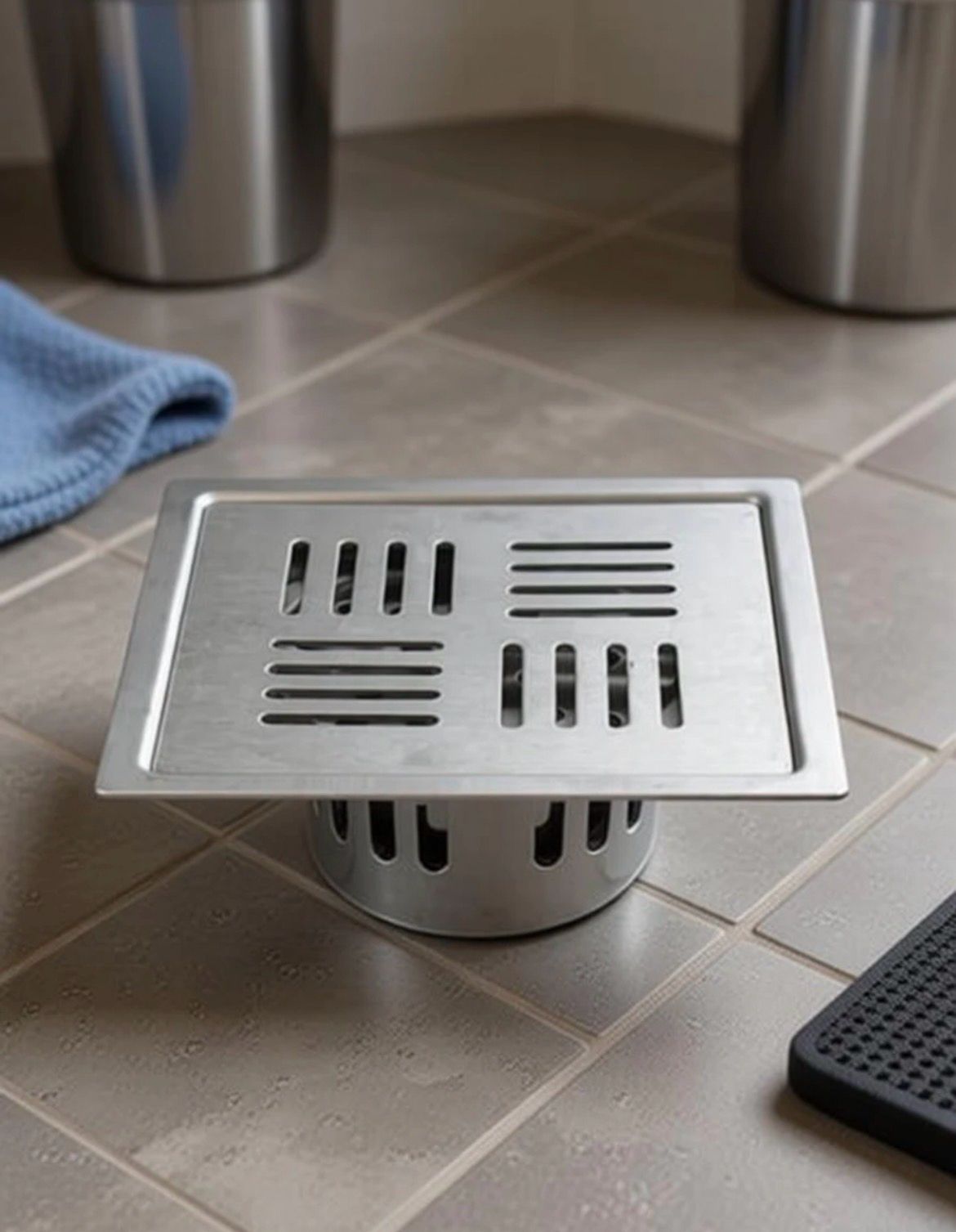 glan Floor, Basin, Kitchen Sink, Bathtub, Bathroom Sink Stainless Steel Push Down Strainer-picture-48