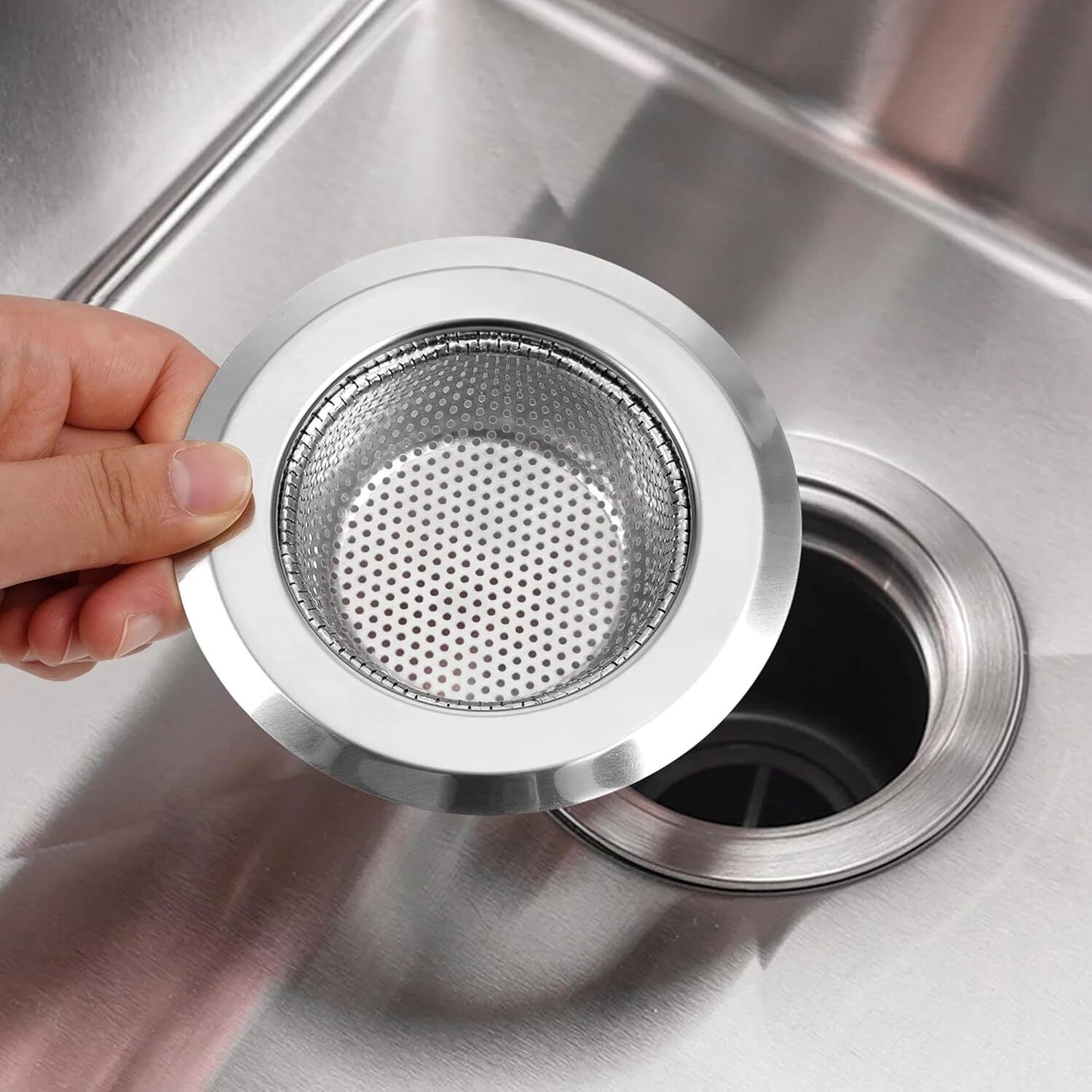 hikin supermarket Bathroom Sink, Basin, Bathtub, Floor, Kitchen Sink Stainless Steel Push Down Strainer-picture-23