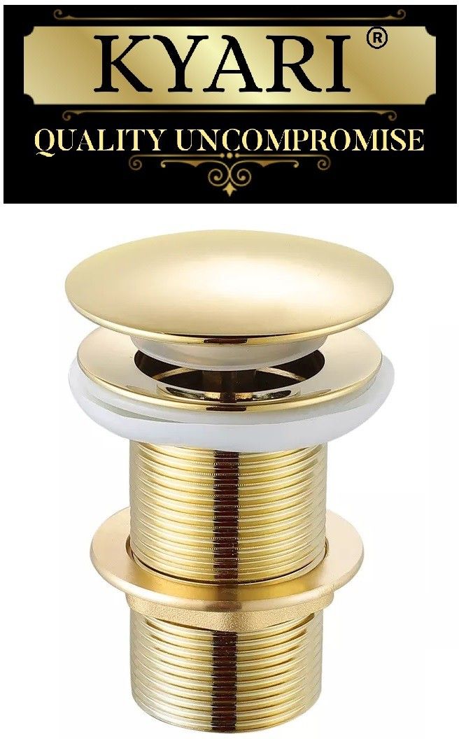 Basin Brass Pop-Up Strainer