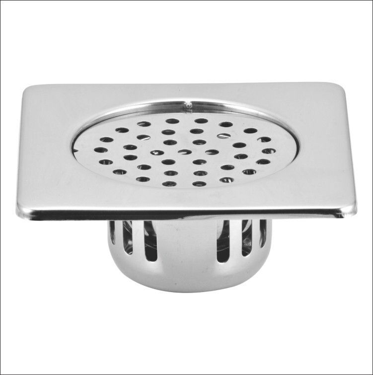 kamal Floor Stainless Steel Push Down Strainer-picture-14