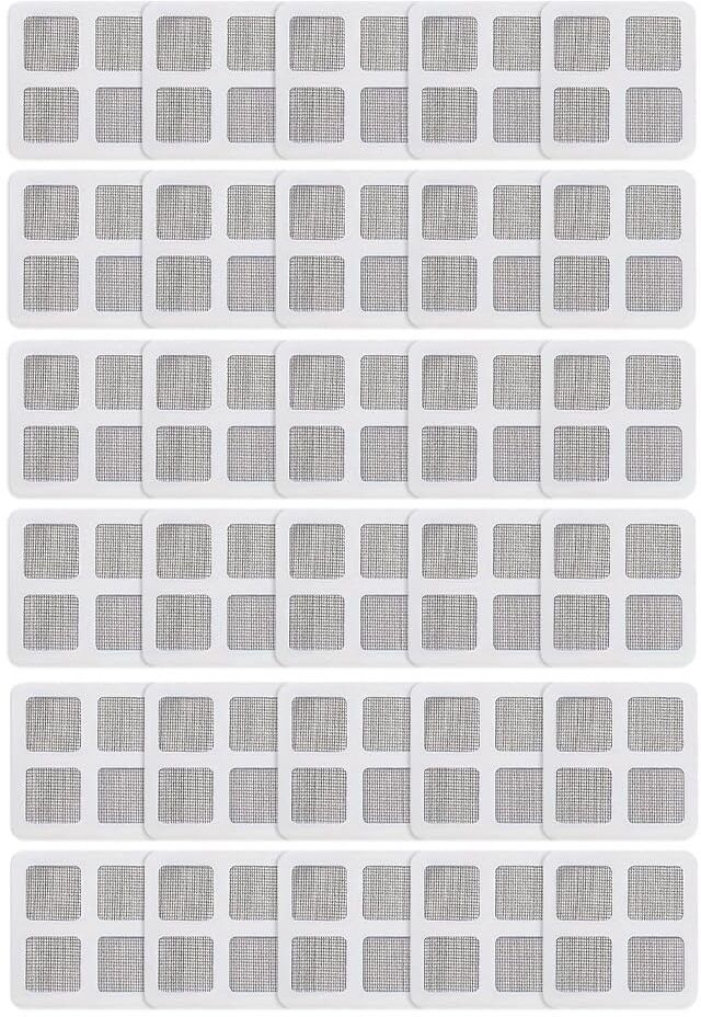 Disposable Drain Hair Catcher Mesh Stickers (Pack Of 30) Hair Wash Basin