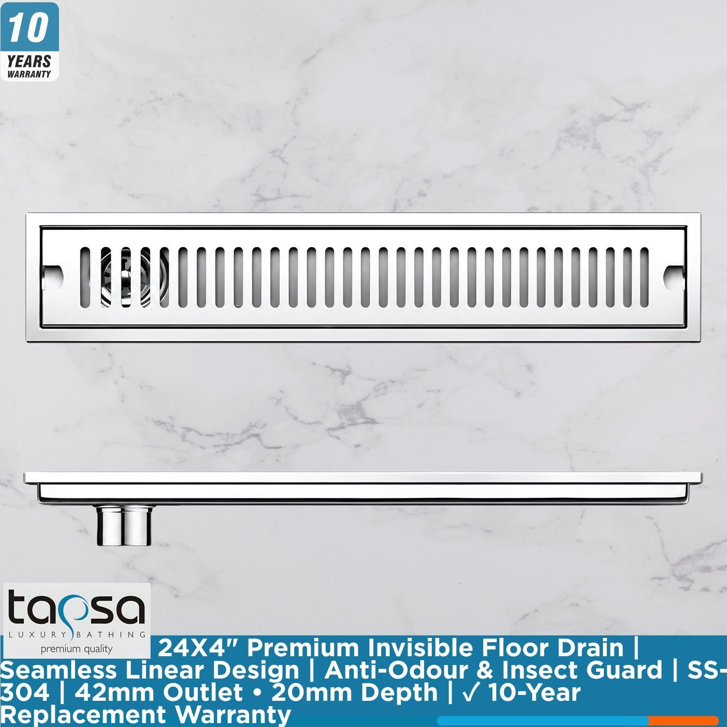 tapsa Floor Stainless Steel Push Down Strainer-picture-10