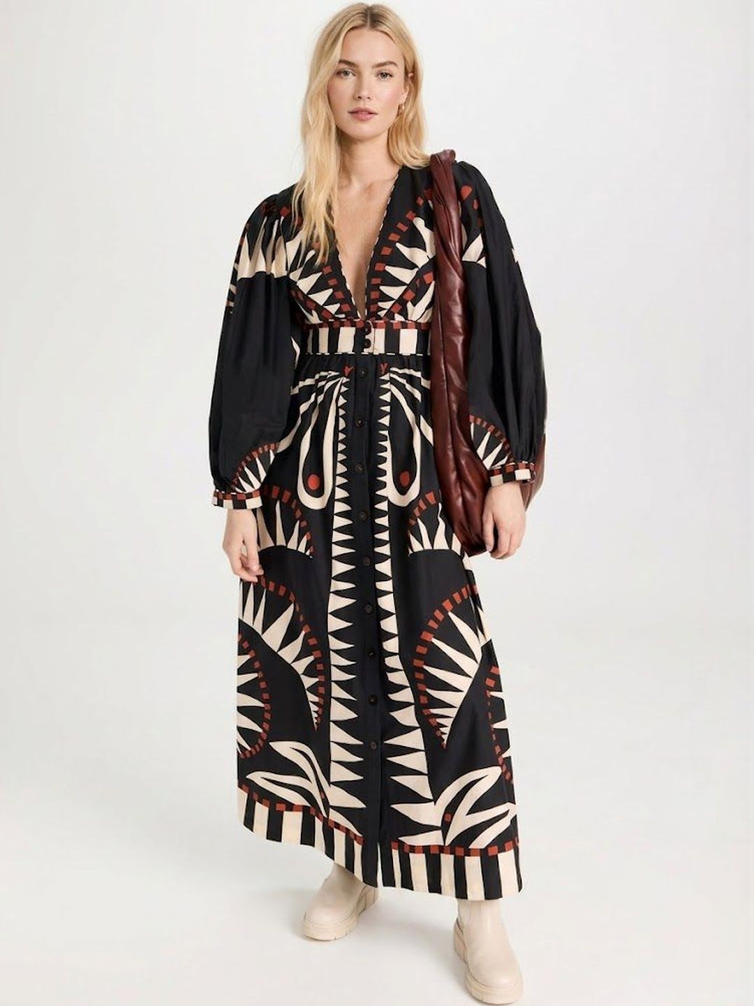 bebe Women Maxi Black Full Length Dress-picture-28