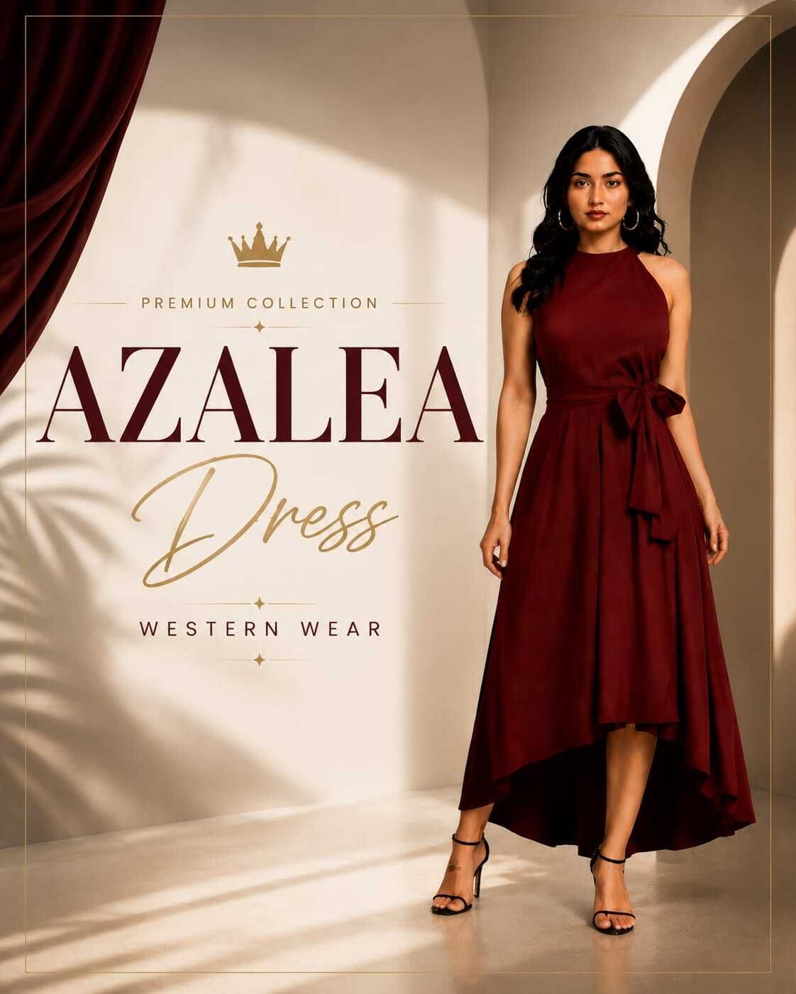 Women High Low Maroon Below Knee Dress-image-22