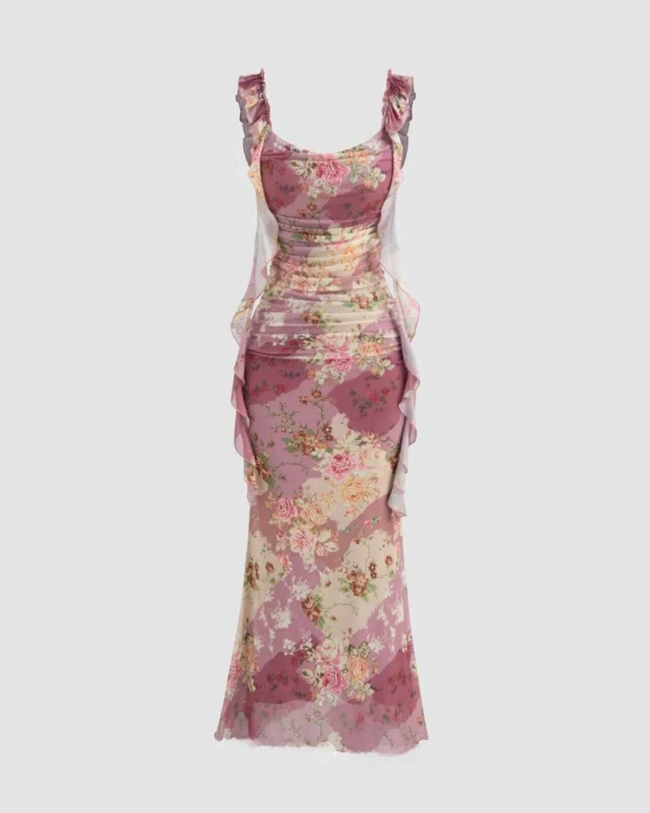 Women Bodycon Multicolor Midi/Calf Length Dress-image-25