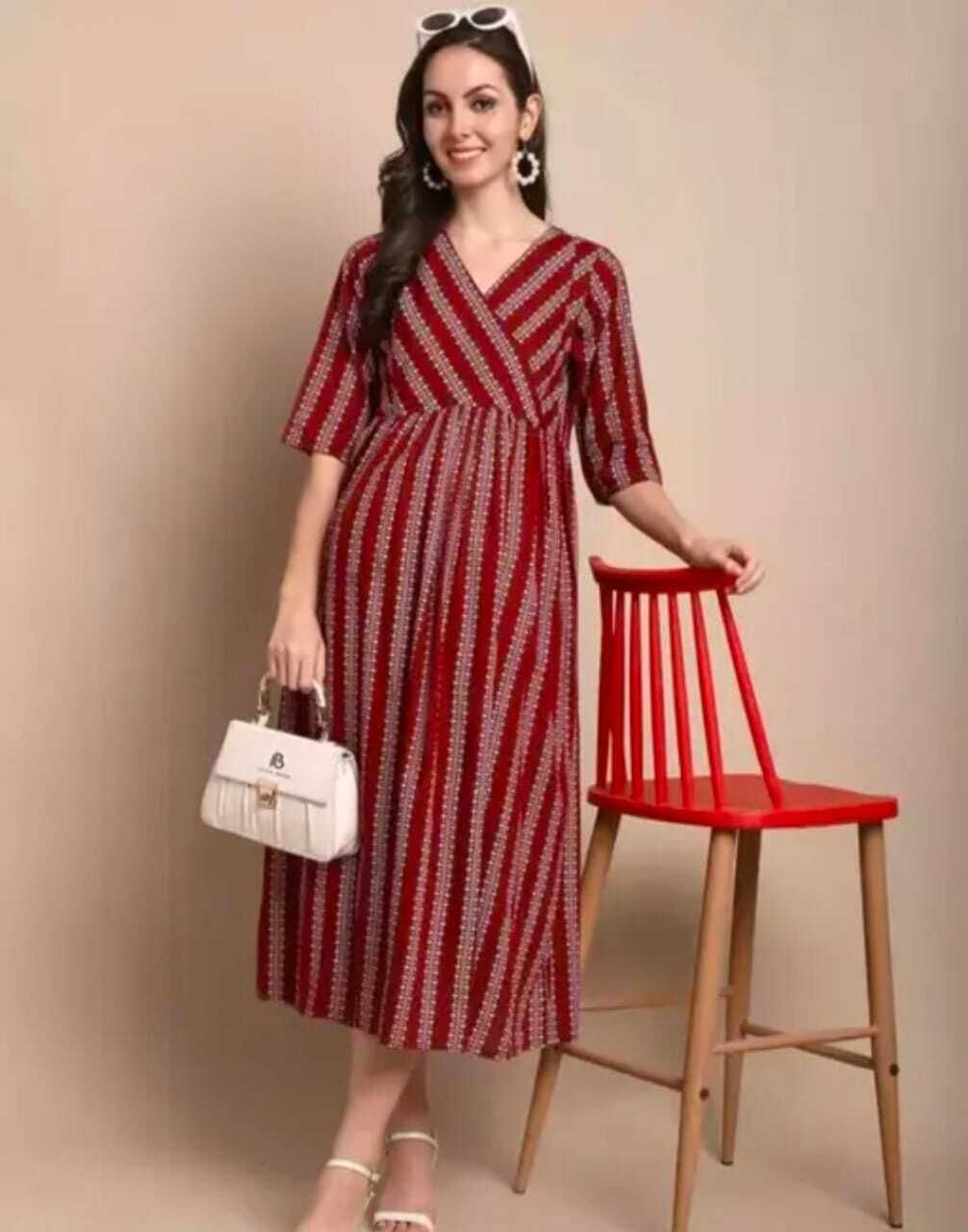 Self Design Viscose Rayon Stitched Flared/A-line Gown-image-46
