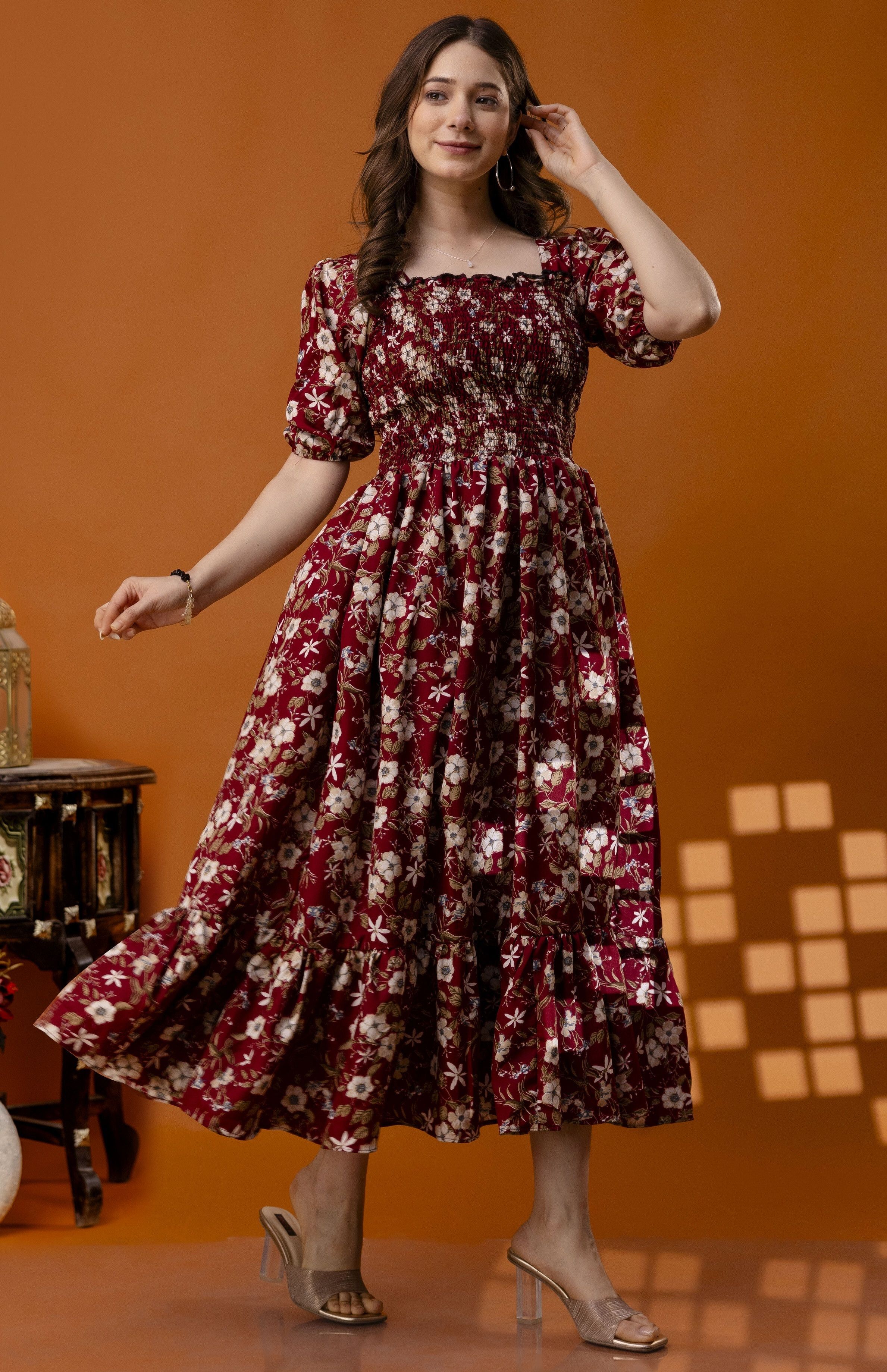 Women Printed Silk Blend Anarkali Kurta-image-46