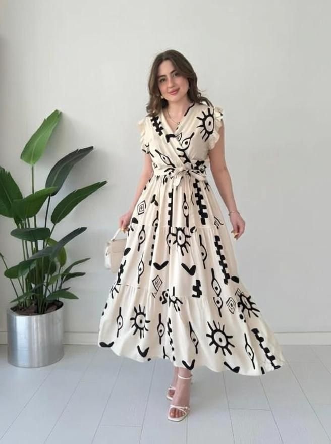 Women A-line Black Maxi/Full Length Dress-image-47