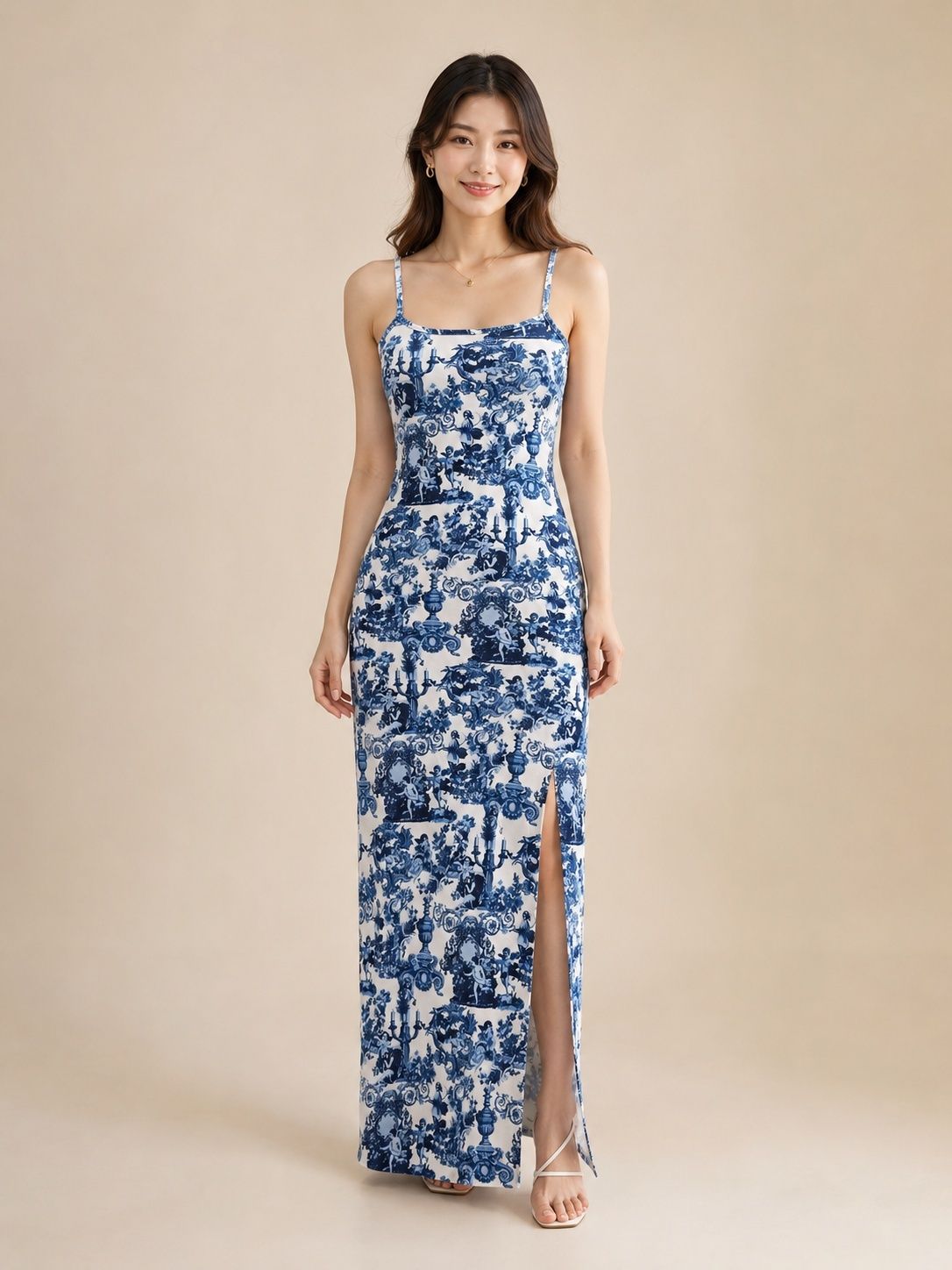 fabverse Women Bodycon Blue Maxi/Full Length Dress-picture-29