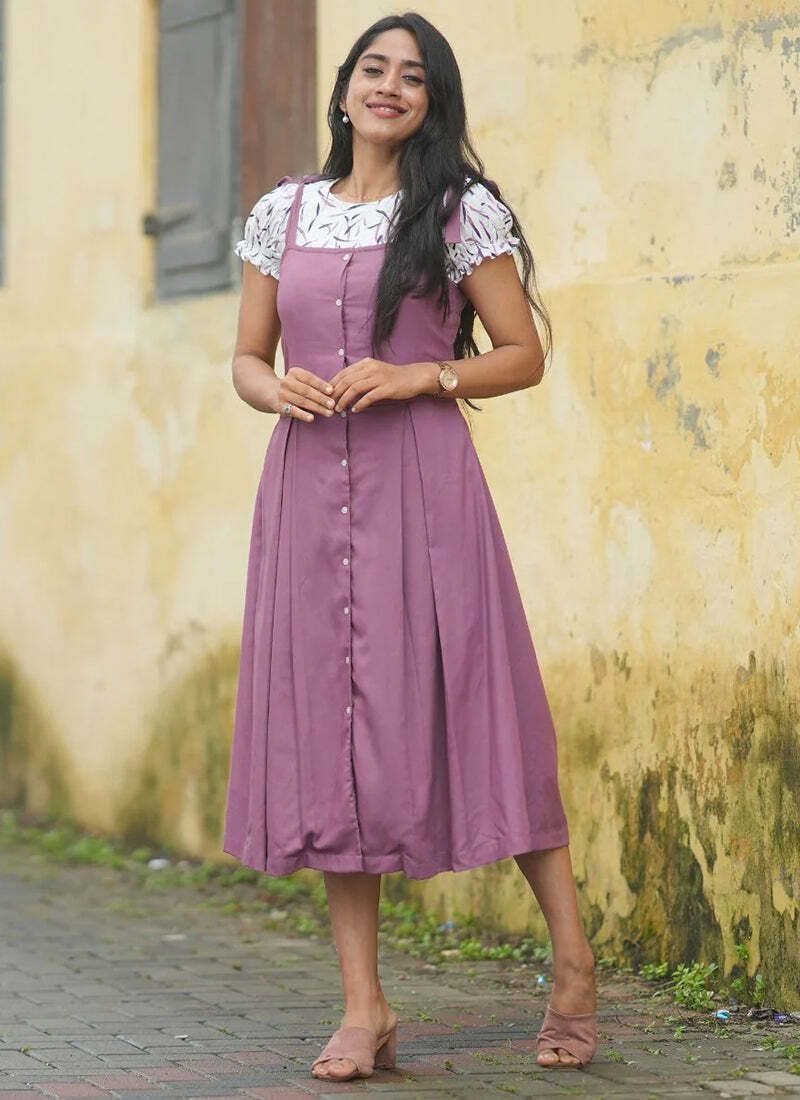 fashionmils Women Purple Dungaree-picture-35