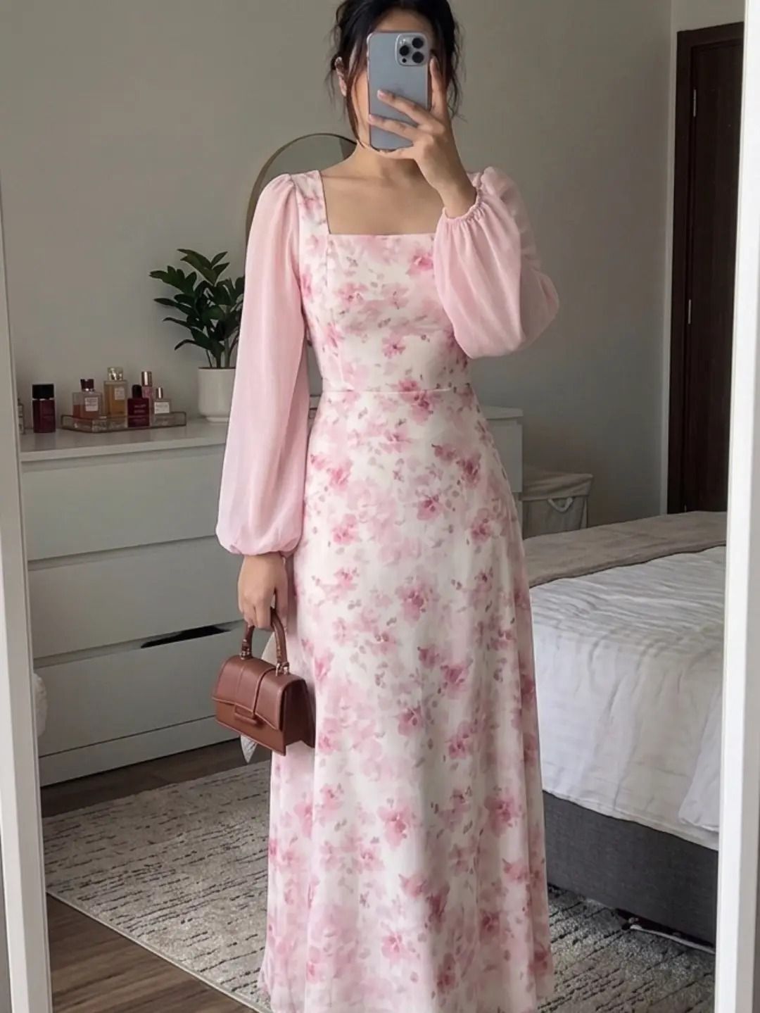 Women A-line White Maxi/Full Length Dress-image-31