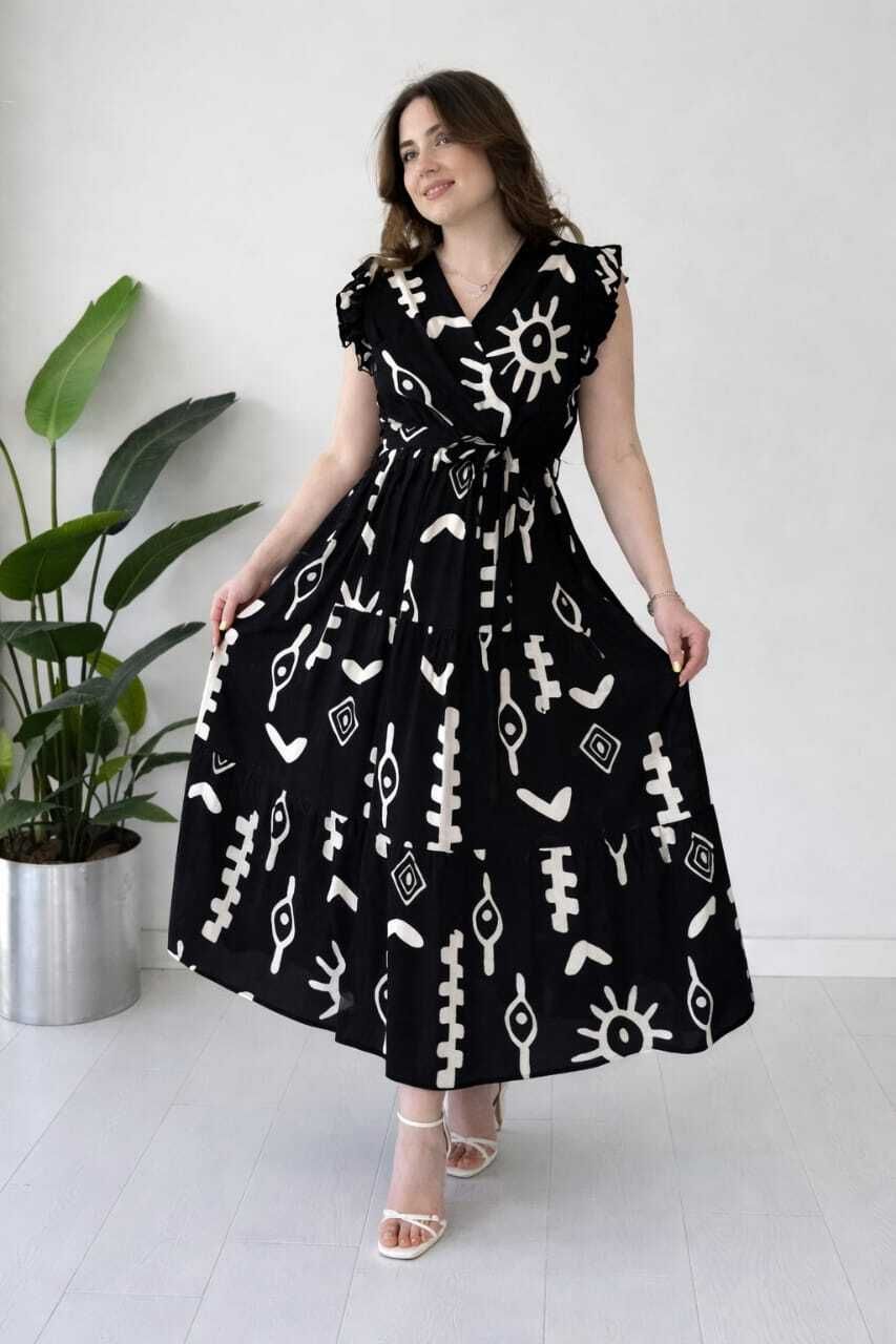 Women Ethnic Dress White Knee Length Dress-image-13