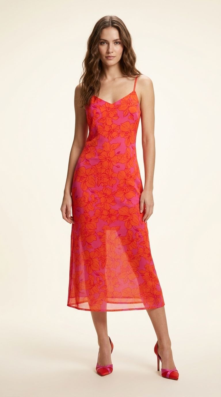 pretty loving thing Women A-line Pink Maxi/Full Length Dress-picture-0