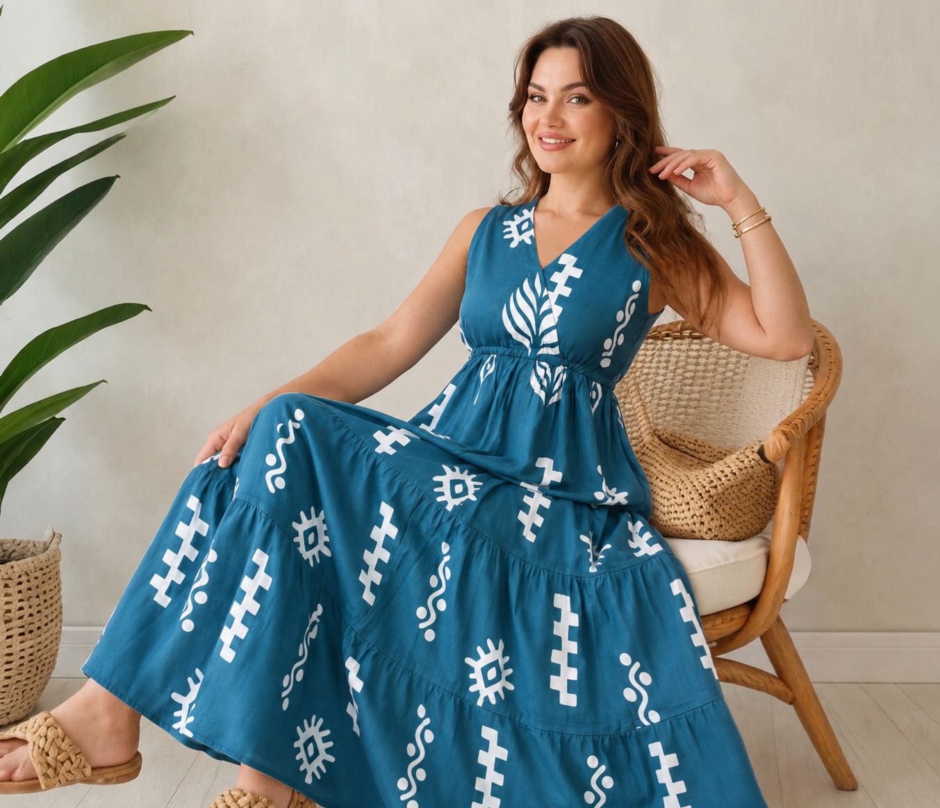 Women A-line Light Green Midi/Calf Length Dress-image-49