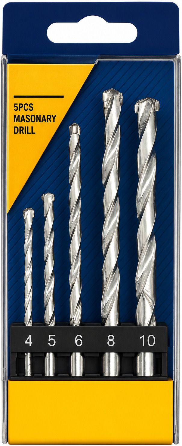 harvika Masonry Drill Bit Set | Concrete Drill | Wall Drill | Cement Drill 5PCS Masonry Drill Bit Set 4-10mm-picture-20