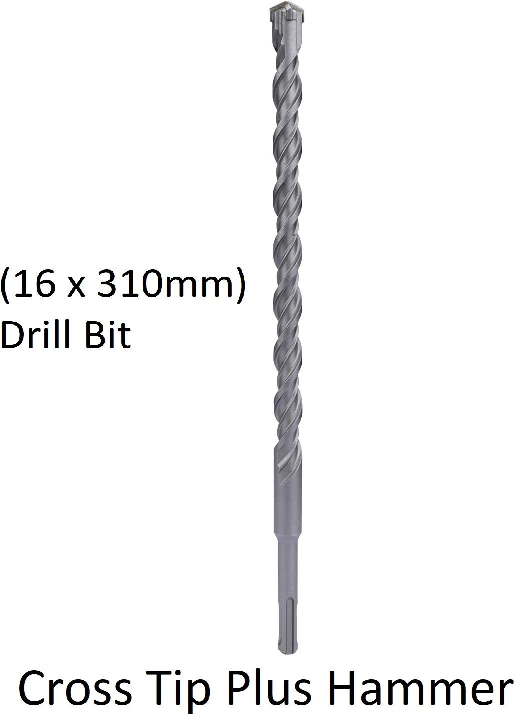 reioent (16 x 310mm) Cross Tip Plus Hammer Drill Bit Cross Tip Plus Hammer Drill Bit-picture-30
