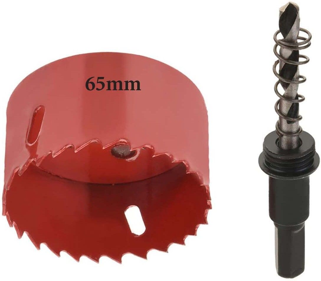 dytools 65mm HSS Bimetal Hole Saw Cutter for Metal,Wood,Drywall Crown Saw Blades Core Drill Bits-picture-44