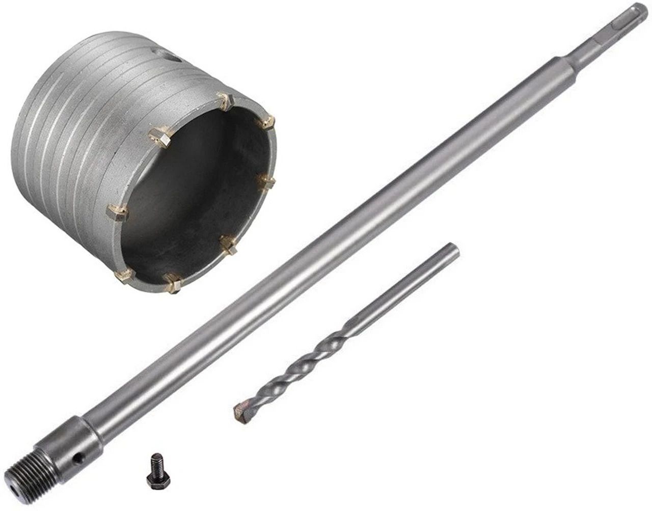 inditrust Heavy Duty 75mm Concrete Hole Saw with 400mm Concrete Rod 400mm Concrete Rod Rotary Bit Set-picture-17