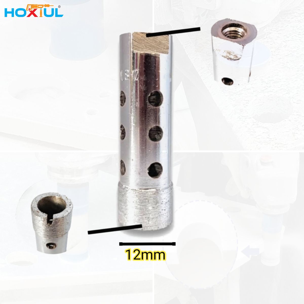 Core Bit 12mm For Angle Grinder Diamond Core Bit hole in Granite, Marble, Concrete, Tile, Cremic, Terrazzo Marble (Max. Hole 180)-image-35