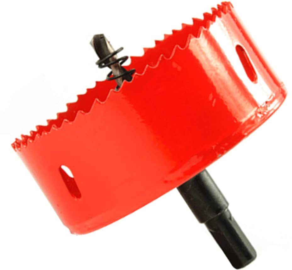 dytools 3-3/4 Hole Saw with Arbor Mandrel ,HSS Metal & Heavy Duty Steel Design, for Metal,Stainless Steel, Boards,Drywall,Plastic,Brass（95mm）-picture-18