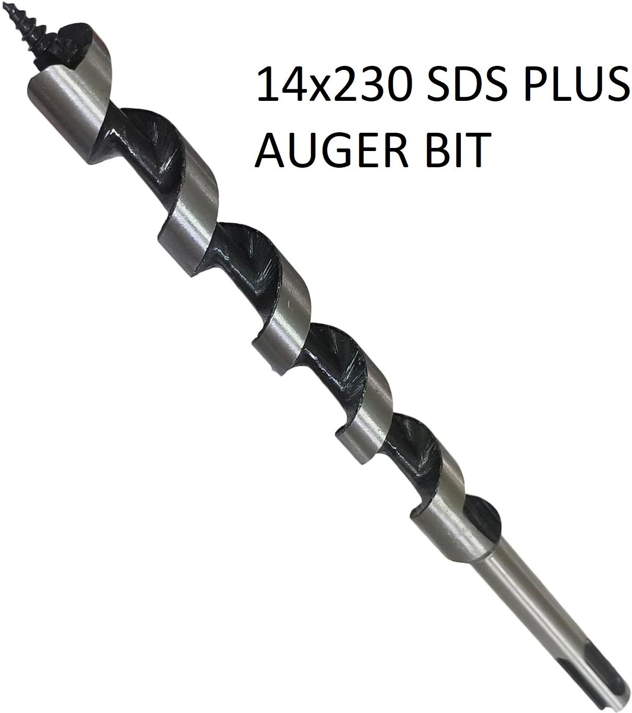 lryduk SDS plus Auger Drill bit for Wood and Plastic drilling (14x230mm)-picture-31