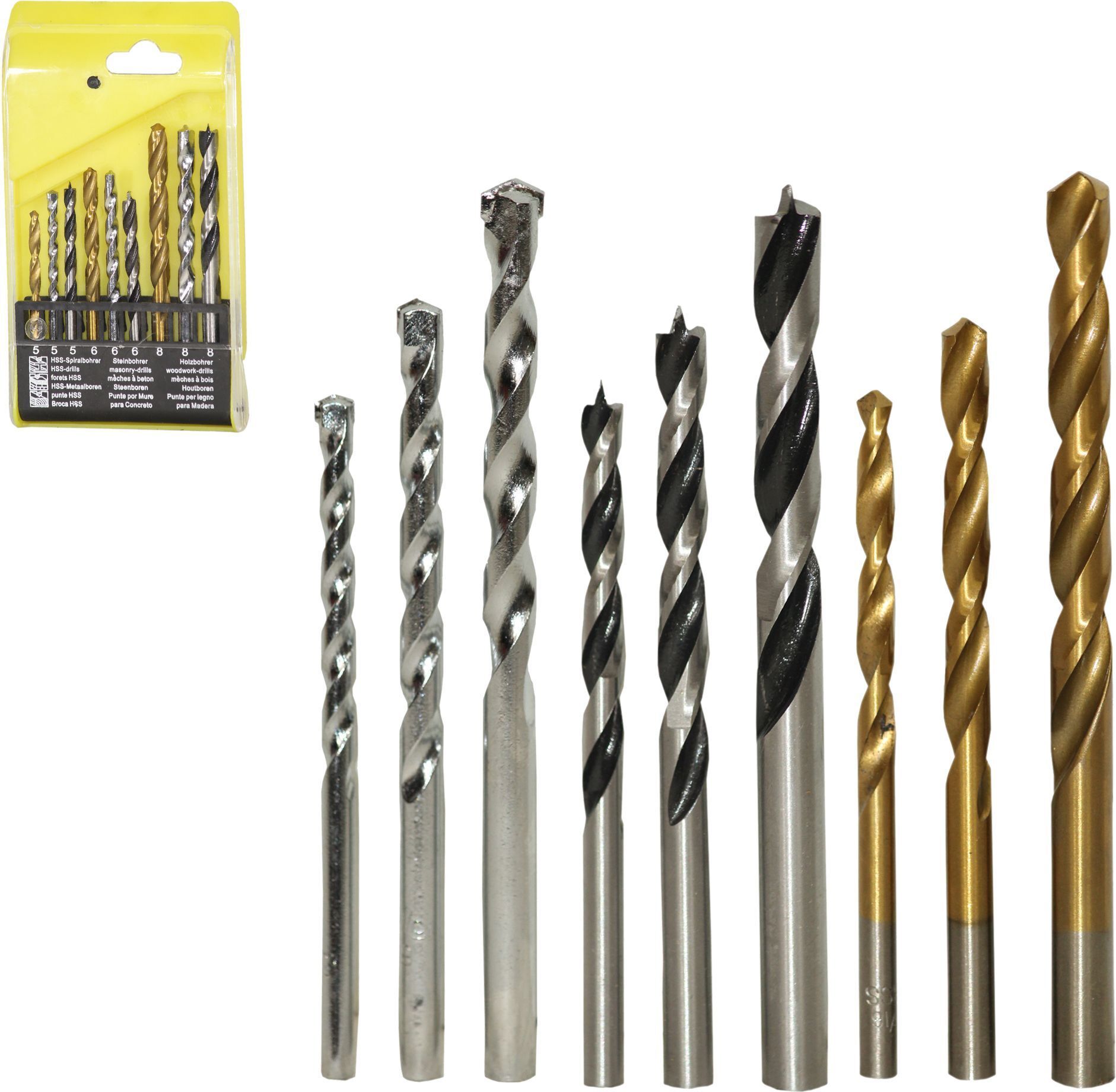 digital craft 9pc Multi-Functional Drill Bit Pack with Wall, Wood & Metal Bits for Precision Drilling in Concrete, Timber, Steel, Aluminum & Plastic – Compatible-picture-27