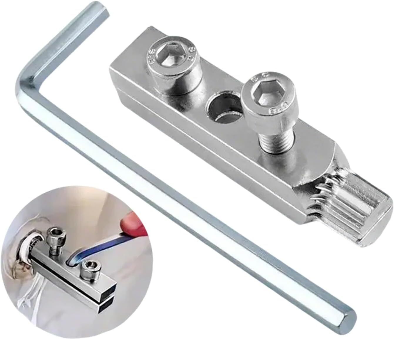 Broken Pipe Extractor Tool for Damaged Bolt and Faucet Removal Pipe Screw Remover and Easy Out Valve Extractor Set for Stripped