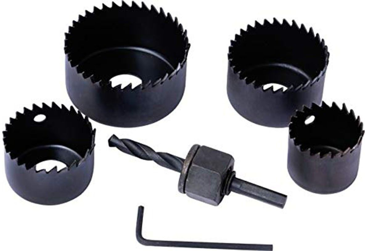 kshivi Best Quality Drill Bits Holesaw Cutter 6 Pcs Hole Saw Set For Cutting Round Wood Plastic Size 32mm/38mm/44mm/54mm Drill Bit Set-picture-22