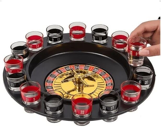 Adult Party Small Glass Game Set Drinking Roulette