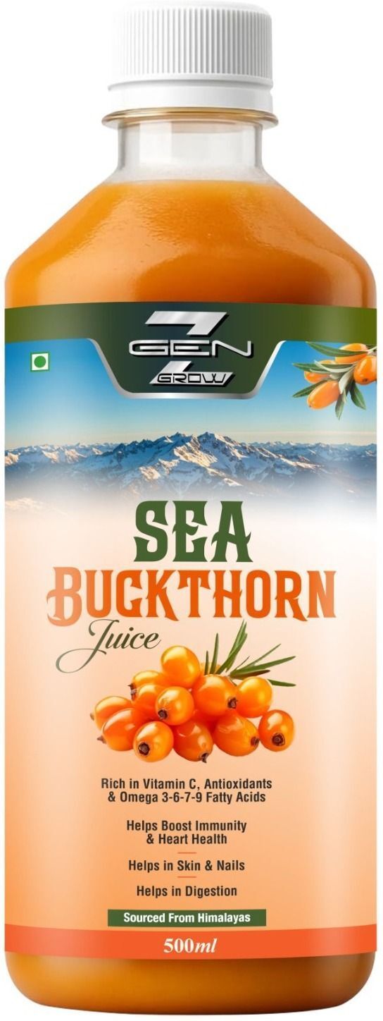 genz grow Himalayan Sea Buckthorn Juice | Rich in Vitamins, Antioxidant & Omega Fatty Acid-picture-48