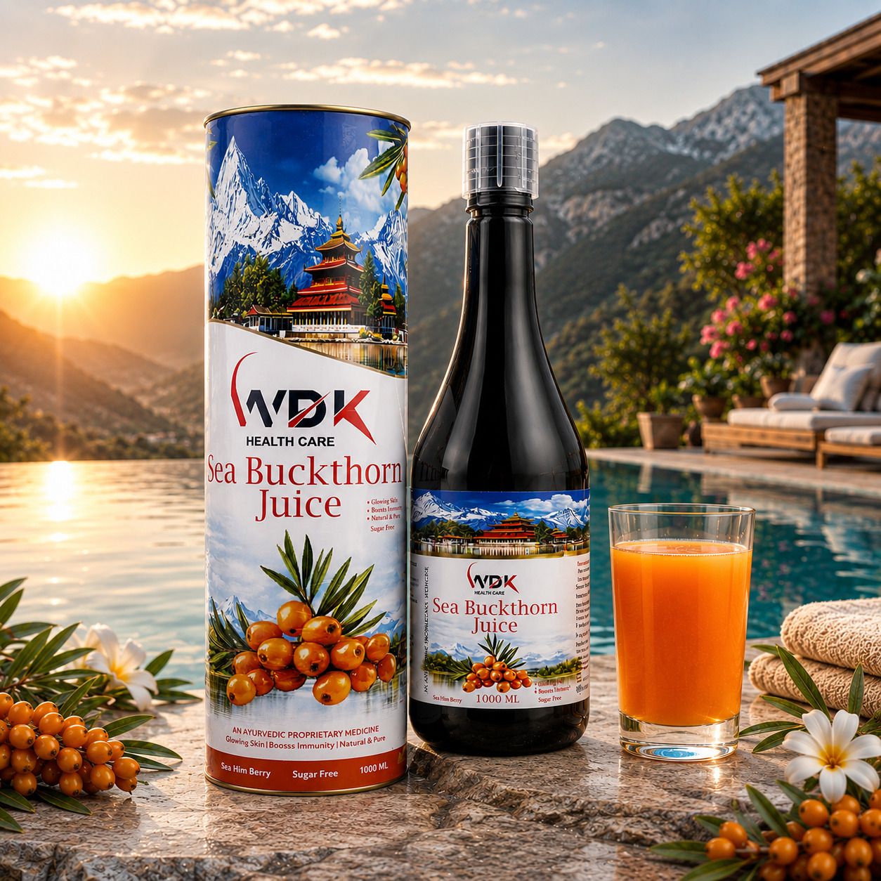 Sea Buckthorn Juice 1000 ml |Supports Immunity, Skin & Gut Health-image-23