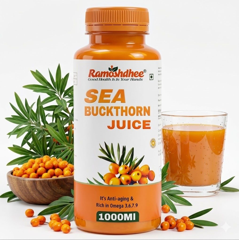 ramoshdhee Organic Sea Buckthorn Juice Super Immunity Booster Health Supplement Juice 1Ltr-picture-10