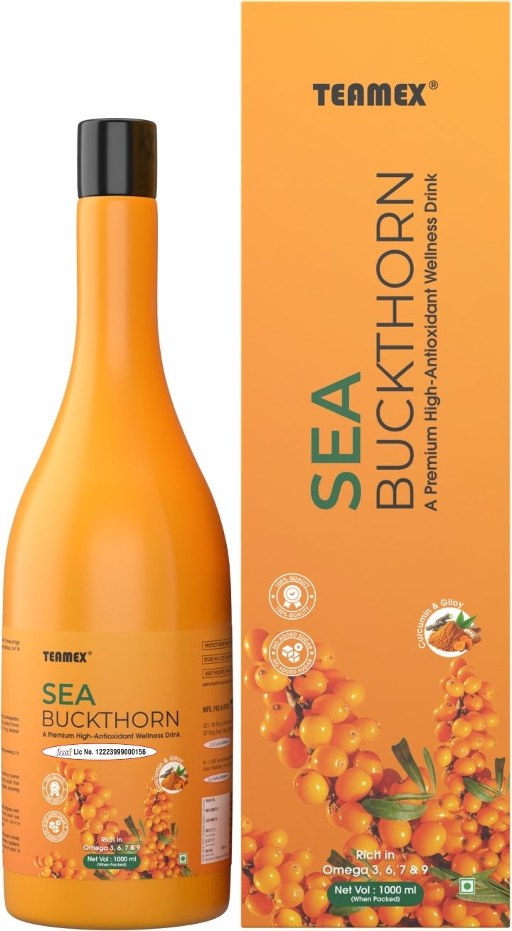 teamex Sea Buckthorn Wellness Drink | Herbal & Fruit Blend | For Men & Women-picture-17