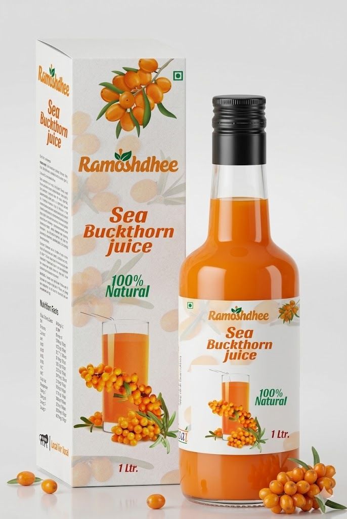 ramoshdhee Organic Sea Buckthorn Juice For Immunity Booster Health Supplement 1L-picture-42