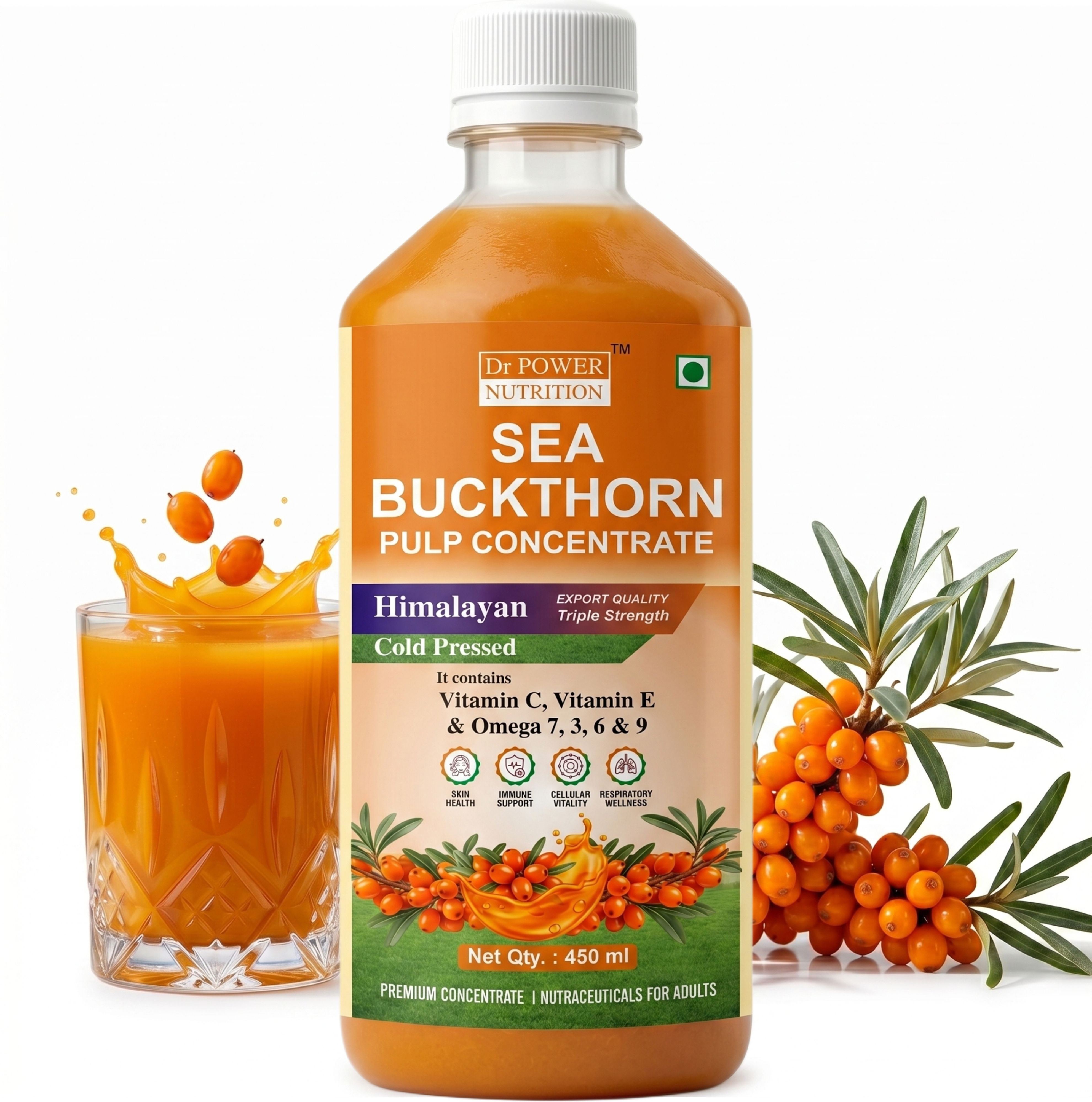 dr power nutrition Sea Buckthorn Pulp Concentrate Juice Triple strength Omega 3 6 7 9-picture-27